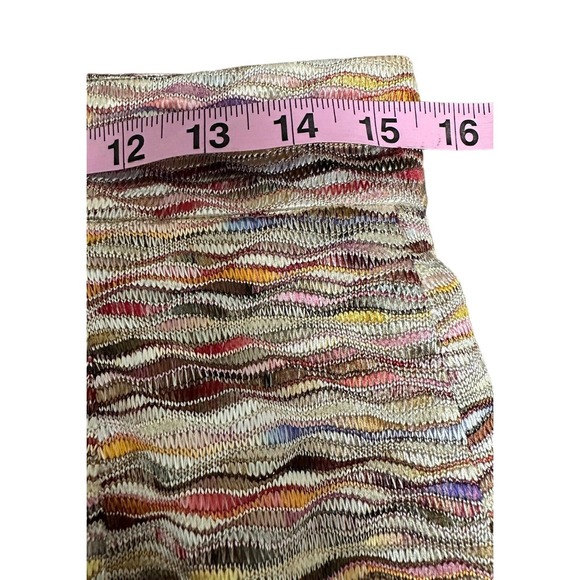 Tailor B-Moss Skirt Women 10 Multicolored‎ A-Line Striped Mini Textured Knit - Picture 4 of 7
